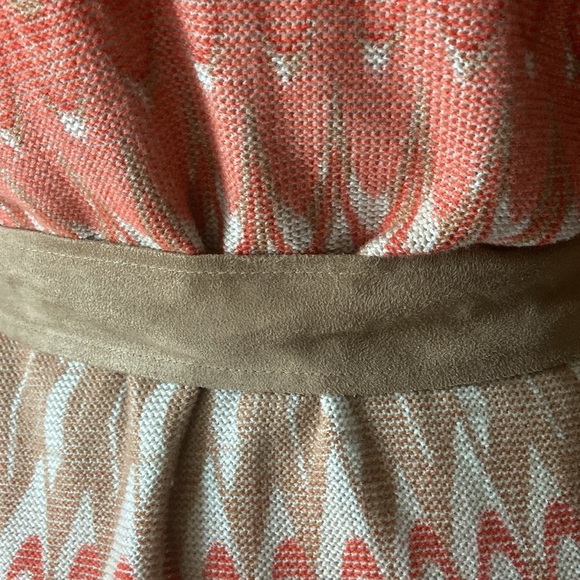 Chico’s Women’s Rustic Boho Long Cotton Blend Cardigan Sweater Size 8 - Picture 4 of 7